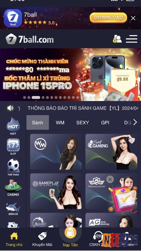 Trải nghiệm casino trực tuyến trên web cược rất hấp dẫn