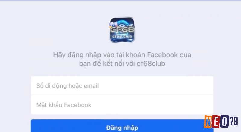 Đăng ký tài khoản nhà game bằng Facebook rất nhanh gọn