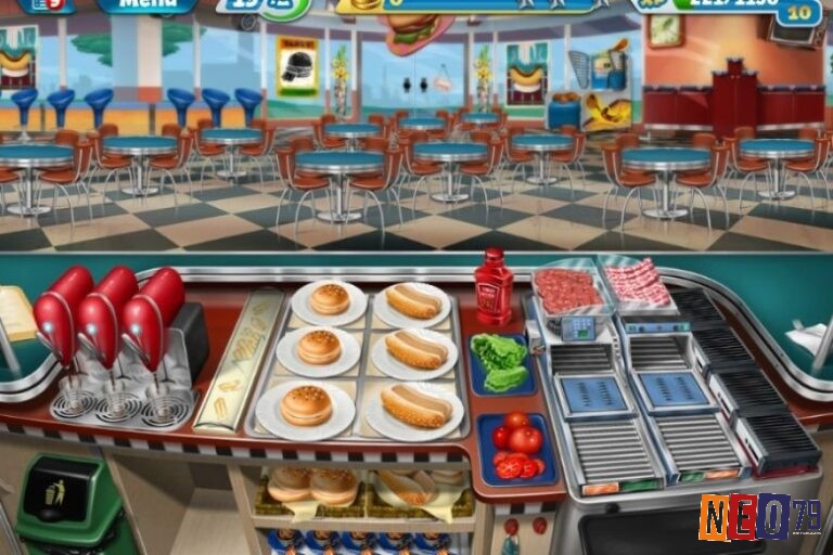  Cooking Fever thu hút game thủ bởi đồ họa 2D sắc nét