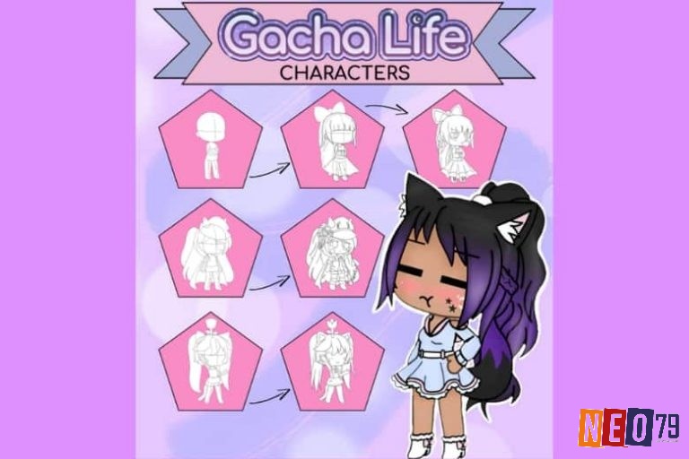 Chế độ Dress Up trong Gacha Life giúp game thủ thỏa sức tùy chỉnh nhân vật của mình