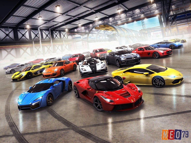 Hệ thống xe đa dạng trong Asphalt 8: Airborne