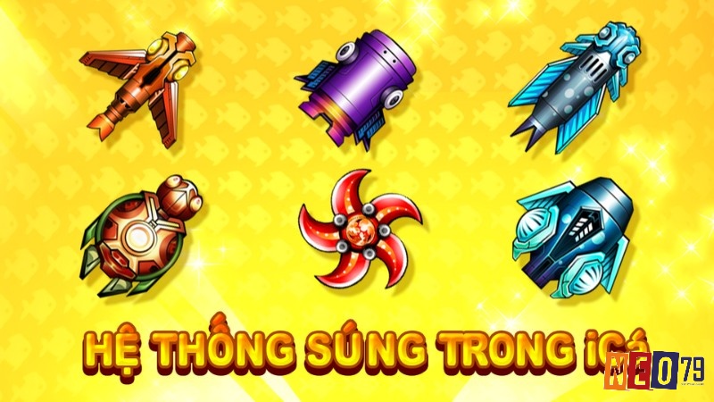 Hệ thống súng để chơi trong game