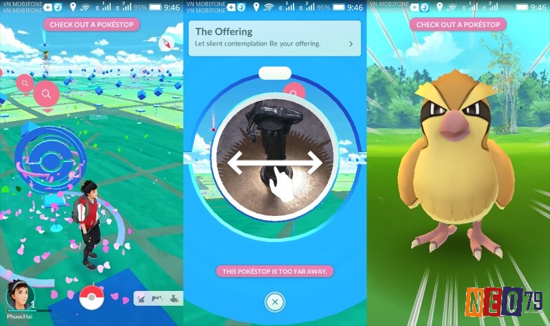 Ấn tượng với đồ họa chi tiết và âm thanhh chăm chút của game Pokémon GO