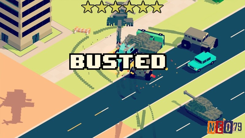 Game Smashy Road Wanted sở hữu cốt truyên đặc sắc