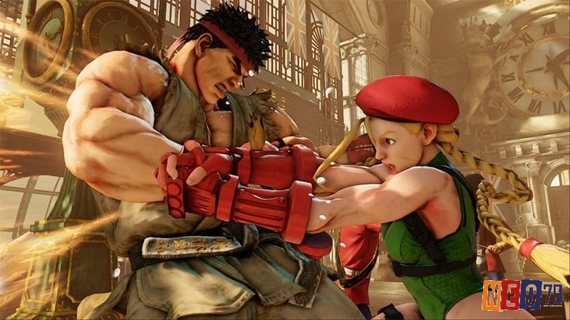 Đồ họa bắt mắt của game Street Fighter V