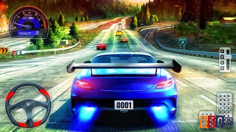 Street Racing 3D được thiết kế với đồ hoạ 3D sắc nét và đầy sống động 