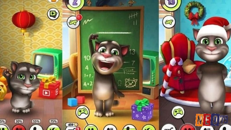 Chất lượng hình ảnh trong game My Talking Tom vô cùng đẹp mắt