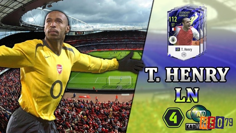 Top cầu thủ chạy nhanh nhất fo4 - Thierry Henry