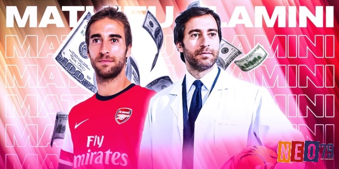 Mathieu Flamini đứng thứ 2 trong top cầu thủ giàu nhất thế giới với 21,8 tỷ USD