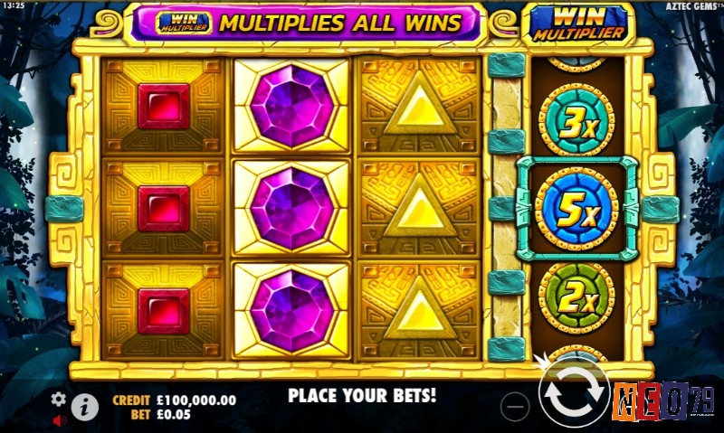 Aztec Gems là một trò chơi slot video tạo ra sự lôi cuốn với đồ họa sống động