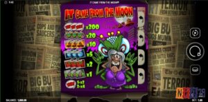 Game Slot Jackpot It Came với chủ đề về người ngoài hành tinh