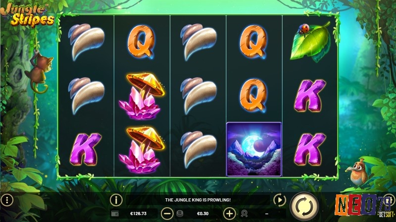 Game slot Jungle Stripes lấy cảm hứng từ rừng rậm nhiệt đới