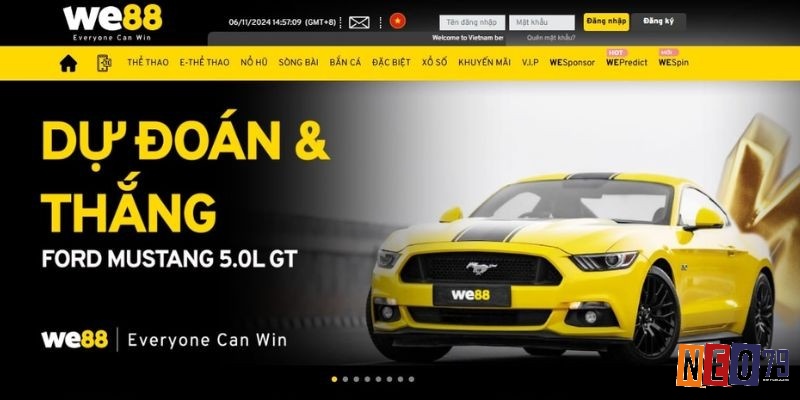 Casino online uy tín nhất We88